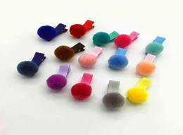 1214pcs bambina Accessori per capelli da ragazza pompom pompon pelta elastica elastica cravatta per capelli cinghiali arcobaleno per bambini clip barrette per capelli clip Q211702774