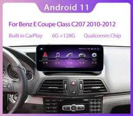 1025 Quat Qualcomm Android 11 6G RAM 128 ROM PC CAR Radio GPS Navigation Bluetooth Wi -Fi Экран для головки для Mercedes Benz E COU5930522