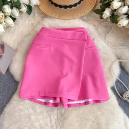 Gonne da donna chic chur solide sexy casual high waist high wel coreano ufficio vintage lady shorts abbigliamento estivo