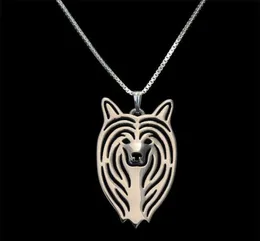 Women039s Chinese Crested Necklaces Lovers Alloy Dog Drop Pendant6560181