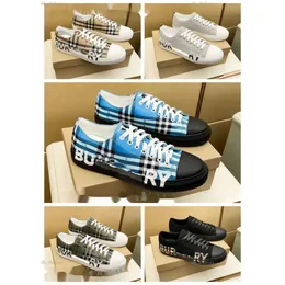 Scarpe da bur di moda designer scarpe casual a quadri di lusso da uomo scarpe vintage bara berrys sneaker sneakers stampato sneaker classiche scarpe da corsa all'aperto