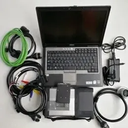 أدوات MB Star C5 SD Connect C5 Car Diagnostic 360G SSD MB Star C5 D630 المستخدمة المحمول 06V برنامج Vediamo X D HHT