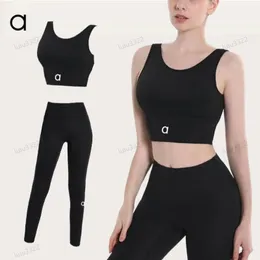 Top+pantaloni da donna Stringe set di yoga sport che salta gusting leggings della palestra resistenza alla resistenza alla forza di abbigliamento sportivo che corre sudore di sudore che acciaio