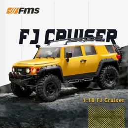 Diecast Model Cars Fms Car Model 1 18fj Cool Road Ze Rc Model Remote Control Car Climbing Off Road Simulation Electric Toy Car Boy J240417