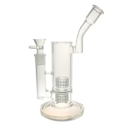 Glass Hookah Dab Rig/Bubbler för att röka Bong 8.5-tumshöjd --- BU078B