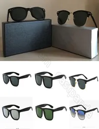 Homens para homens Retro Retro vintage Sunglasses Men Fashion Round Polarized Lens Square Pilot Sport Cycling Sunglasses com caixa de couro3575259
