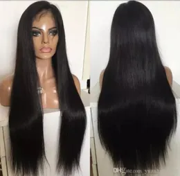 Full Lace PU around Wig 9A Silky Straight Vietnamese Virgin Human Hair Full Lace with Thin Skin Wig for Black Woman 2970730