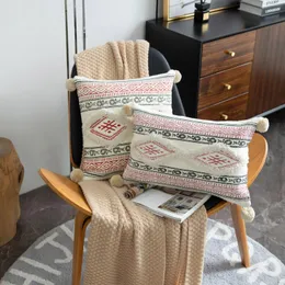 Подушка скандинавская туфтовая хлопчатобумажная пряжа вязаная подвесная подвесная крышка BB Декоративное домашнее гостиная диван