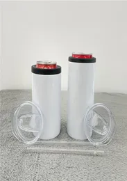 Полностью прямая сублимация Cola Cola Cola Calue White Diy Skinny Tumbler из нержавеющей стали.