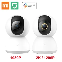 Система Xiaomi Mijia Smart Camera 2k 1296p HD 360 Angle Wi -Fi Mi Home Security Indoor IP -камеры Bandilt Baby Monitor Night Video Webcam
