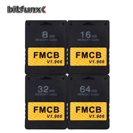 Stick Bitfunx無料McBoot V1.966 8MB/16MB/32MB/64MBメモリカードPS2 FMCBバージョン1.966