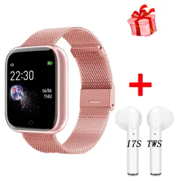 Uhren i5 Frauen wasserdichte Smart Watch Männer PK P70 P68 Blue Tooth Smartwatch für Telefon Herzfrequenzmonitor Fitness Tracker PK D20 Y68