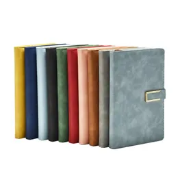 Notepads all'ingrosso A5 B5 PU Leather ER Notebook Meeting di lavoro Meeting Notepad Office Diary Disking Delivery Delivery School Business Indu Dhfsw