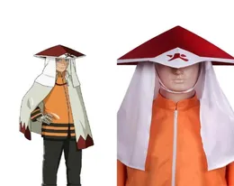 Inne imprezy imprezowe Hokage Sarutobi Hiruzen 3. cosplay anime Uzumaki Large Rain Hat Unisex Halloween Fancy Cap Only 2226894