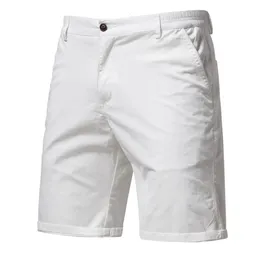 Y2K Summer 100 Cotton White Gym Shorts Mens Business Casual Bermuda Bermuda Beach per uomini 240415