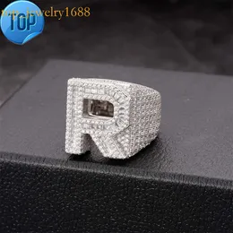 Hiphop Fashion Iced Out Zircon Baguette Diamond Braw