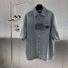 Дизайнерские рубашки дизайнерские джинсовые рубашки мужские и женские модные рубашки летние вершины