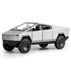 Diecast Model Cars 124 Tesla CyberTruck Pickup in lega Diecast Toy Vehicles Toy Toy Model Sound e Light Pull Back Collect917421449