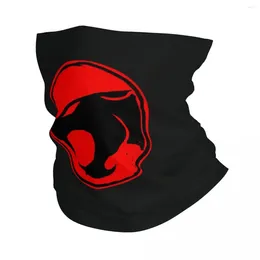 SCARPE LOGO ANIME Cartone animato 80S COPERTURA BANDANA BANDANA COPERTURA Stampato Thundercats Face Scarf Scarf Multi usa