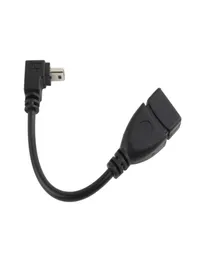 L scharfe 90 Grad USB B Männliche Konvertierungsadapter USB A FEMPIL BEI MINI 5P OTG Kabelkabel für MP3 -Auto -Audio -Flash -Antriebsadapter5242730