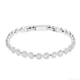 White Tennis Bracelet Women Stainless Steel Navy Blue Green Crystal Diamond Bracelets Chain Necklaces Luxe Men Gold Jewelry Woman Gift
