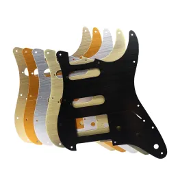 Tillbehör 1st Metal Guitar PickGuard SSH Guitar PickGuard Scratch Plate för St Sq Style Electric Guitar