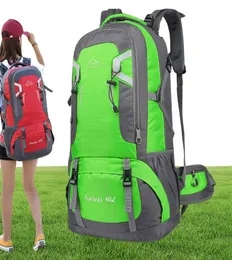 40L 60L Outdoor Backpacks Camping Climbing Bag Headphone Hole Mountaineering Hiking women men oxford large big capacity Sport Ruck3842281