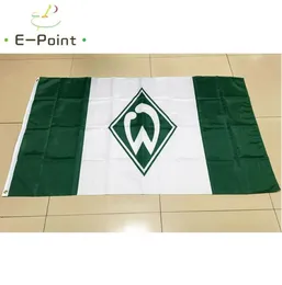 SV tedesco SV Werder Brema 35ft 90cm150 cm Bandiera in poliestere Banner Decorazione volante per la casa bandiera da giardino regali festivi3425349