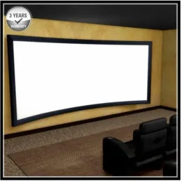 Personalizza la schermata del proiettore a cornice fissa curva 3D di grandi dimensioni HD Transparente Best per lo schermo di proiezione del cinema Home