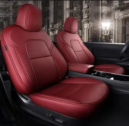 Araç Aksesuarları Tesla Model X Yüksek Kaliteli Deri Özel Fit 6 Seaters Yastık 360 Derece Tam Kapalı ModelX Onl5500165