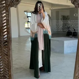 Abbigliamento etnico Abayas modesti per donne Eid Ramadan Maxi Dress musulmano Kimono Cardigan Turchia Dubai Open Abaya Islamic