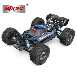 Diecast Model Cars MJX 16207 1/16 Brushless RC Car Hobby 2.4G Remote Control Toy Truck 4WD 65KMH High-Speed Off-Road Buggy for Kids Toys J240417