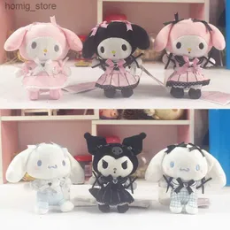 12cm Lolita Maid New Japanese Style Plush Keychain Pendan Juguetes Para Nios Inquietost Plushie Ornaments Toys Y240415