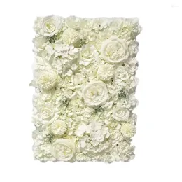 Fiori decorativi Feste reali per lo sfondo Artificiale Fiore Flower Flexible Plastic Mesh Fosta Efficace telaio