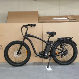 Ristar 2024 Cruiser EN15194 CE 중국 제조업체 직접 판매 지방 타이어 전기 자전거 해머 해변 ebike