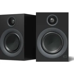 Immerse Yourself in Rich Sound with 75W Bluetooth Bookshelf Speakers - Perfect for Home, Studio, or Gaming - Set of 2 Black Speakers Included