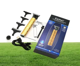 Epacket Kemei km- pro li t-outliner szkielet ciężki hitter bezbłędny trimmer mężczyzn Baldheaded Hair Clipper Wykończenie maszyny do cięcia 247W8221490