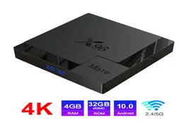 X96 Mate Android 10 TV Box 4GB RAM 32 GB ROM Allwinner H616 Quad Core 24G 5G Dual Band WiFi Android100 TVbox 4G 32G Bluetooth8406329
