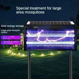 Mückenkillerlampen Solar Moskito Repellent Lampe im Freien Wasserdichte Innenhof Garten Capture YQ240417