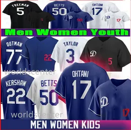 17 Shohei Ohtani Jerseys Mens Women Youth 50 Mookie Betts 18 Yamamoto 8 24 Bryant KB Kids Baseball Jerseys