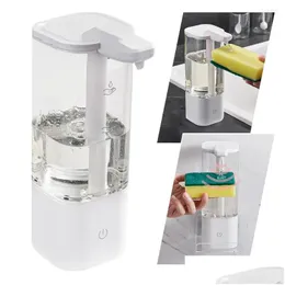 Sıvı Sabun Dispenser Ml Matic Pil Powered/USB Şarjı Kızılötesi İndüksiyon Banyo Tuvalet Damlası için Su Geçirmez Ev GAR OTCGW