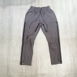 Pantolon erkek kadınlar 2024fw jogger pantolon siyah gri fermuarlar