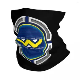 Szaliki obce chusty gaiter z drukowaniem Weyland Yutani film Balaclavas Magic Scarf Multi-Use Nekury Riding for Men Men Dorosłych