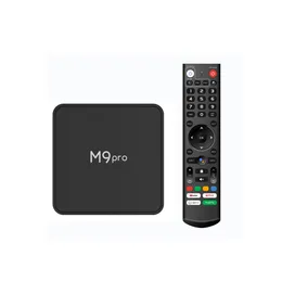 M9 Pro TV Box Amlogic S905x4 Android 11.0 4G 64G Smart Android ATV 4K Set Upowce 1000m LAN z głosem zdalnym