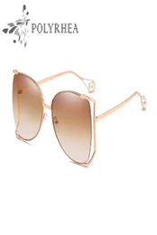 أزياء Cat Eye Sunglasses Women Brand Designer Oval Sun Glasses Style Summer Frame Top Quality UV400 Protection with Box7847357