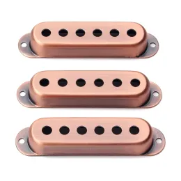 Guitarra 3 peças 48/50/52mm SingleCoil Capas de guitarra elétrica guitarra aberta capturas de coleta de bronze peças de substituição de guitarra elétrica