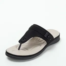 Hausschuhe Sandalen Slide Shoes Womens Beach Summers Low Heels Schuhe im Freien Summers Schwarze braune weiße Schuhe