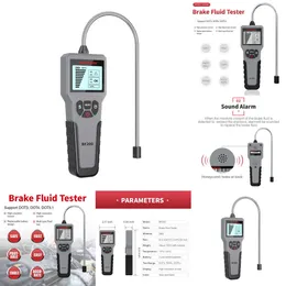 Novo testador de fluido de 12V Digital Car BF200 DOT3 DOT4 DOT5.1 Indicador LED Indicador Verifique a exibição de óleo de freio automático