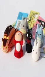 اليابانية Hayao Miyazaki Cartoon Movie My Neighborto Totoro Ponyo على Cliff Kikis Delivery Service Figure Toy Keychains8146823