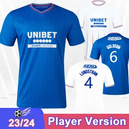 23 24 RANGERS Danilo Palyer Versione Soccer Jersey Dessers Tavernier Goldson Cantwell R.Matondo Dowell Roofe Balogun Home Away Shirt da calcio